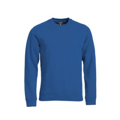 CLIQUE Sweatshirt col rond Bleu Royal S_0