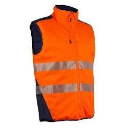 Coverguard - Gilet de travail chaud sans manches Ripstop HV orange réversible et imperméable YORU Orange Taille S - S orange 5450564031944_0