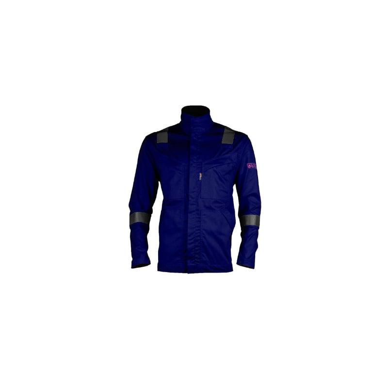 Veste - THOR - 78% Coton/20% Polyester/2% Fibre antistatique 300g/m2 + Bandes - Marine - COVERGUARD | 8MTHJN_0