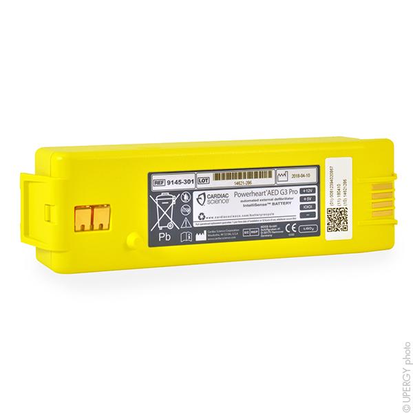 Batterie médicale non rechargeable aed powerheart g3pro 12v 7.5ah_0