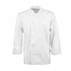 Veste de cuisine mixte blanche à manches longues Chef Works Calgary Cool Vents XL - XL blanc B649-XL_0