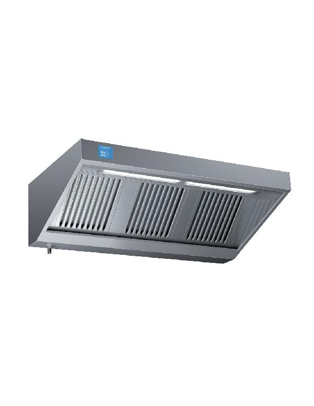 Hotte dynamique en inox avec filtres chocs - 1500 mm - ELI 715 - 1300m3/h - électrique_0