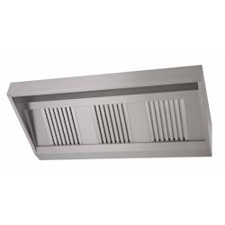 Hotte Murale Economique en Inox Hauteur 540 mm Profondeur 1100 mm - Fabrinox - l160- L- P110- h54- Inox - 5401162307849_0