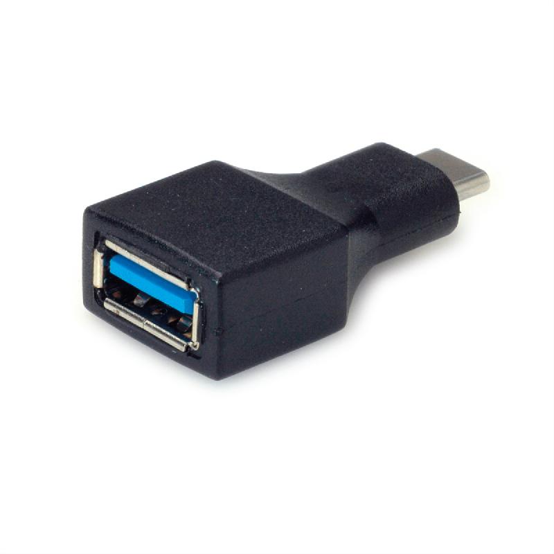 Value adaptateur usb 3.2 gen 1, usb type c - a, m/f, otg, noir_0