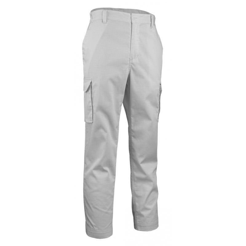 Pantalon ESD - TARANIS - 65% Polyester/33% Coton/2% Fibre antistatique 195g/m2 - Blanc - COVERGUARD | 5TRP010_0