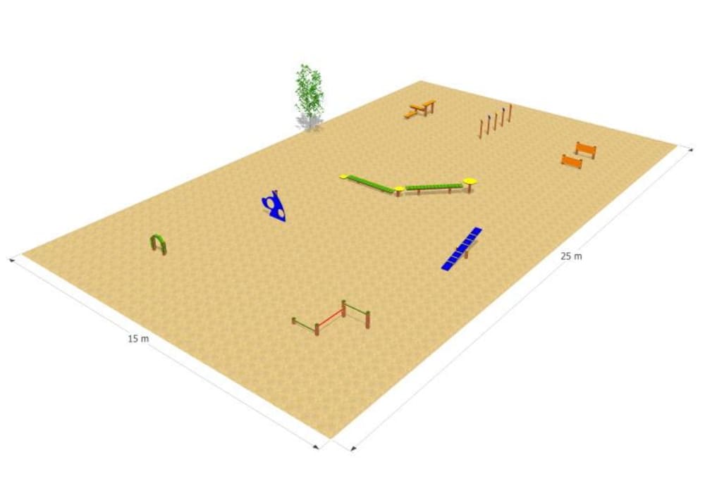 Parcours agility personnalisé Agility - 8 Obstacles_0