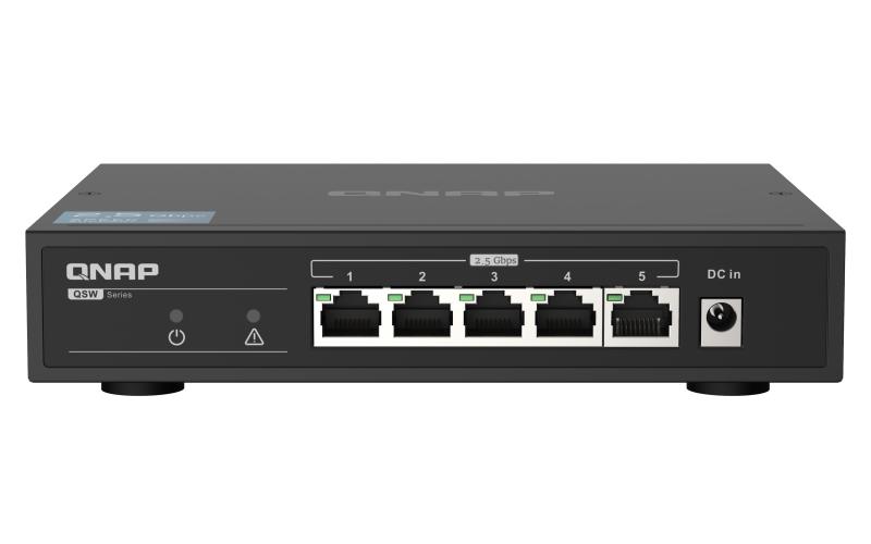 QNAP QSW-1105-5T commutateur réseau Non-géré Gigabit Ethernet (10/100/1000) Noir_0