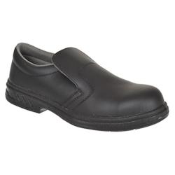 Portwest - Chaussures de sécurité basses type mocassin S2 - Industrie agroalimentaire Noir Taille 48 - 48 noir matière synthétique 5036108187317_0