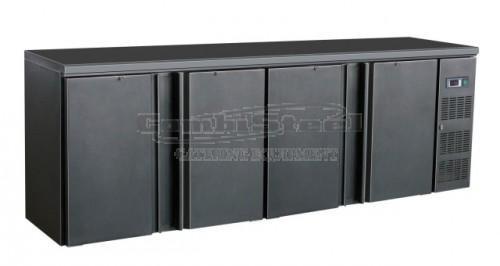 Réfrigérateur de bar noir 4 portes 7450.0325 - combisteel_0