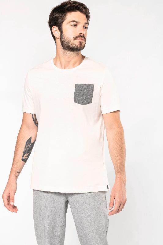 T-shirt coton Bio avec poche -  Réf: K375_0