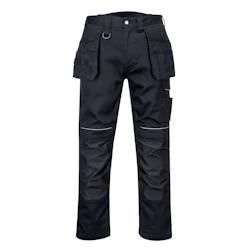 Portwest - Pantalon de travail holster en coton PW3 Noir Taille 40 - 32 noir PW347BKR32_0