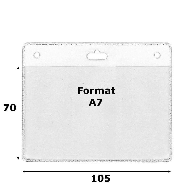 Porte badge 70 x 105  - A7_0