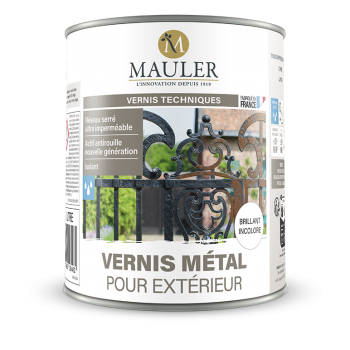 Vernis Métal pour extérieur sans odeur  -  MAULER  -  Réf. AG01700_0