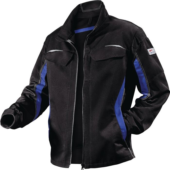 Veste IMPULSION 1324 taille 52 noir/bleu bleuet 65 % PES / 35 % coton KàoeBLER_0