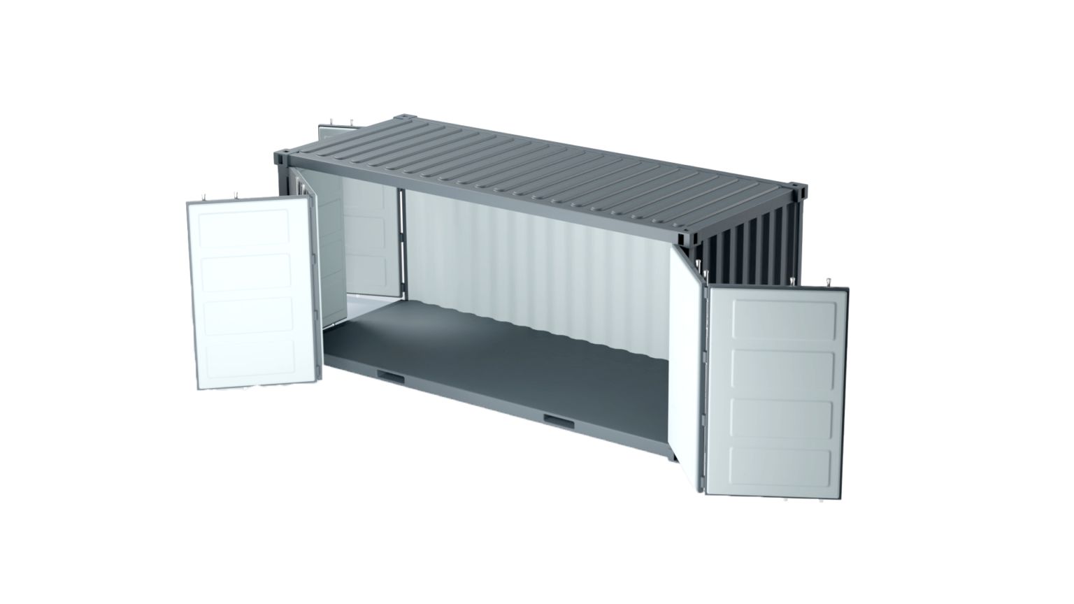 Container maritime 20 pieds openside disponible neuf et occasion pour stockage flexible, adaptable et économique- eurobox_0