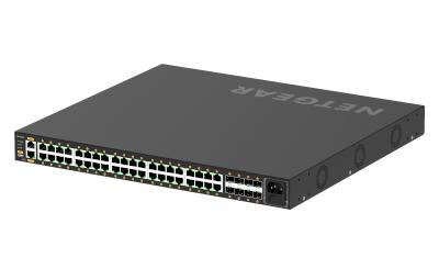 NETGEAR GSM4248P-100EUS commutateur réseau Géré L2/L3/L4 Gigabit Ethernet (10/100/1000) Connexion Ethernet, supportant l'alimentation via ce port (PoE) Noir_0
