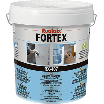 Enduit-rénovateur acrylique fibré et fin - Rx-407 fortex - baixens - réf. Ag02238_0