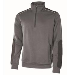 U-Power - Sweat-shirt gris foncé semi zippé CUSHY Gris Foncé Taille M - M 8033546373392_0