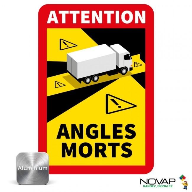 Panneaux alu marquage obligatoire angles morts pour camions - PNGAL-NV02/CAAM_0