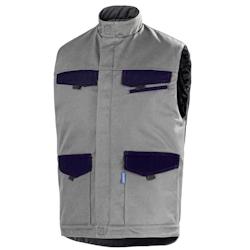 Cepovett - Gilet de travail sans manches matelassé FACITY Bleu Ciel Taille M - M bleu 3603622184096_0