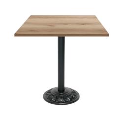 Restootab - Table style bistrot 70x70cm chene delano - marron TB-VRS-7070M-CH.DELA_0