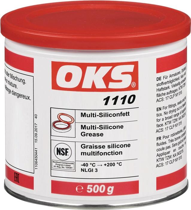 Graisse silicone multifonctions OKS 1110 NSF H1 transparent 500 g boîte OKS_0