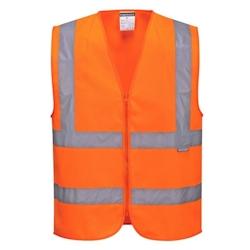 Portwest - Gilet de sécurité avec zip HV Orange Taille XL - XL orange 5036108283361_0