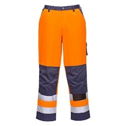 Portwest - Pantalon de travail haute visibilité LYON Orange / Bleu Marine Taille 4XL - XXXXL 5036108203192_0