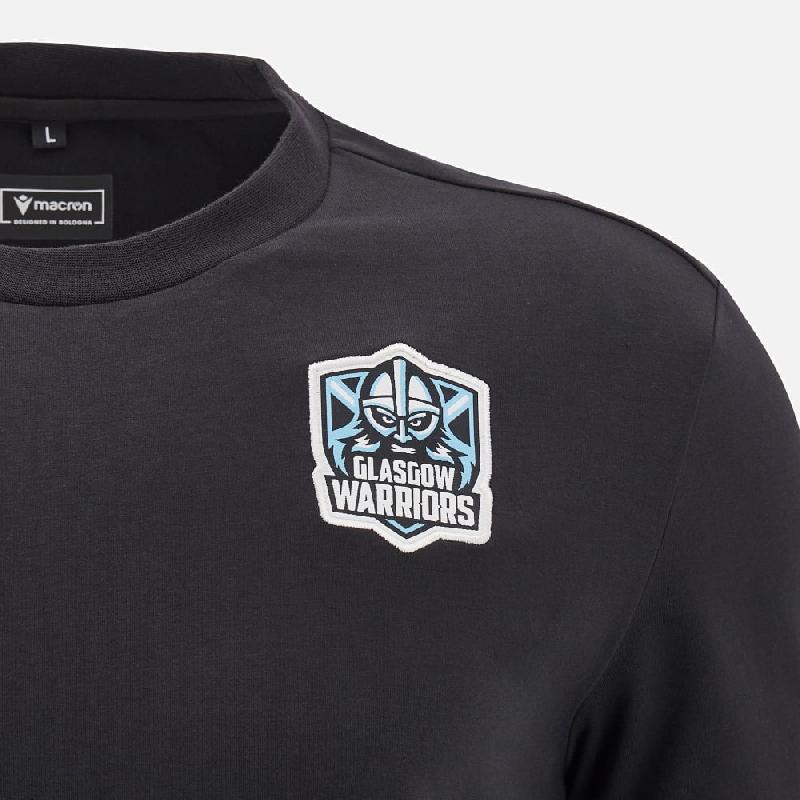 T-shirt en coton athleisure Glasgow Warriors 2024/25 - Macron Sport_0