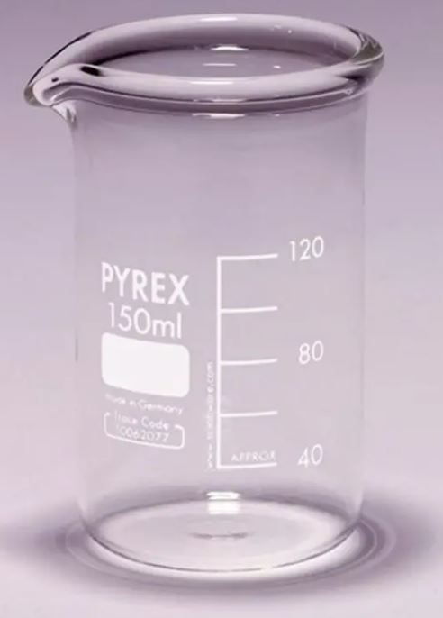 Bécher gradué forme haute en verre borosilicaté à usage intensif avec bec verseur 250 ml_0