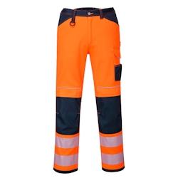 Portwest - Pantalon de travail premium haute visibilité PW3 Orange / Bleu Marine Taille 40 - 32 orange PW340ONR32_0