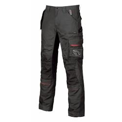 U-Power - Pantalon de travail noir RACE Noir Taille 58 - 58 noir 8033546190470_0