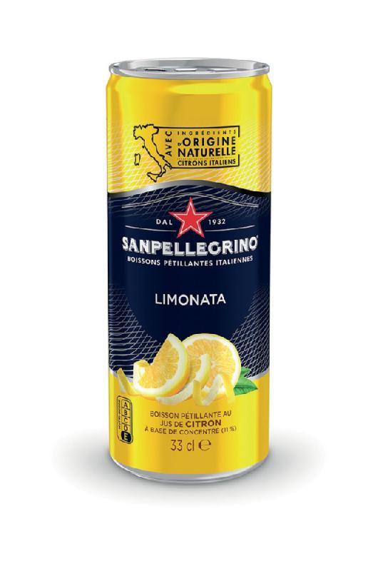 San Pellegrino Limonata Canette de format slim - Lot de 24 canettes de 33 cl_0