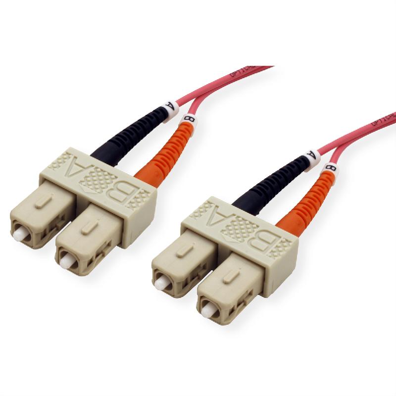 Câble FO duplex 50/125µm OM4 SC/SC, 1 m_0