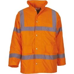 Parka haute visibilité Imperméable  orange T.S Yoko - S orange polyester 6933883209717_0