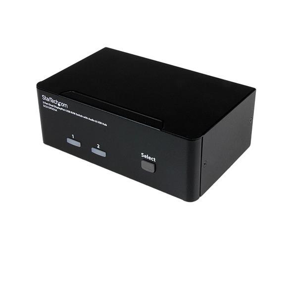 StarTech.Com Commutateur KVM 2 Ports DisplayPort, USB et Audio - Switch KVM - 2560x1600_0