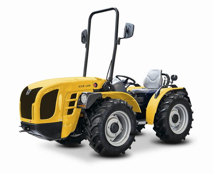Tracteur agricole pour espaces extrêmement réduits - pasquali eos l65 rs roues directrices 56 cv_0