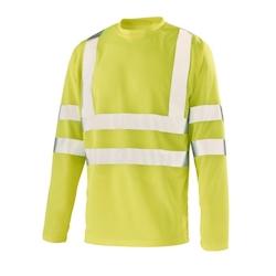 Cepovett - Tee-shirt manches longues Fluo Base 2 Jaune Taille M - M 3603622252122_0