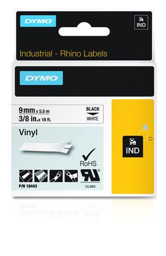 DYMO Étiquettes en vinyle IND_0