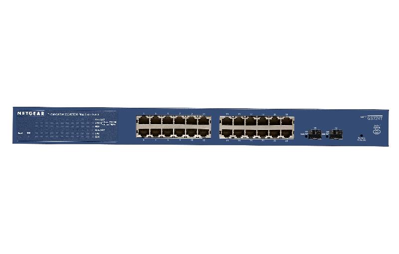 Netgear ProSAFE GS724Tv4 Commutateur de réseau géré L3 Gigabit Ethernet (10/100/1000) Bleu_0