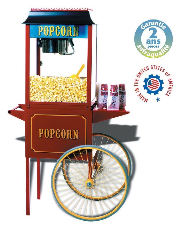 Chariot pour machine à pop-corn chariot pour machine à pop-corn - 3070010_0