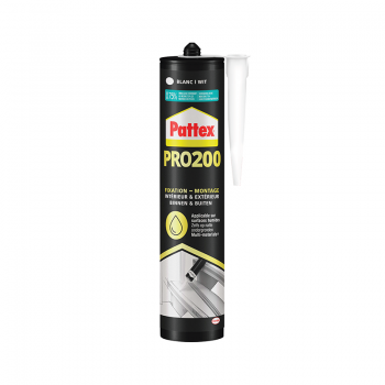 Colle mastic de fixation - Flextec-polymère - Pattex pro 200 - Henkel - réf. Ag00156_0