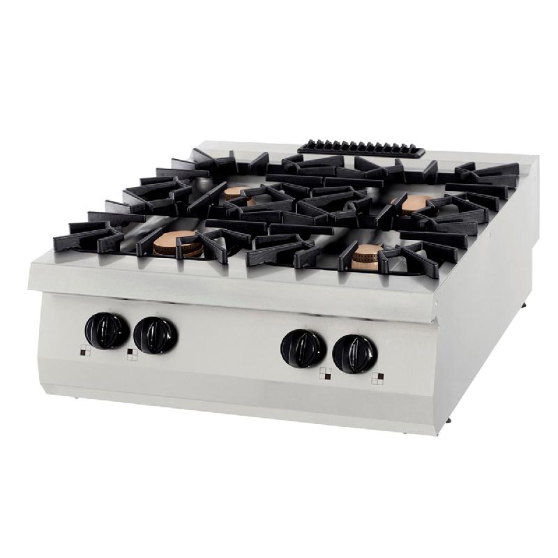 Premium cuisinière - 4 brûleurs - unité double - profondeur 90 cm - gaz_0