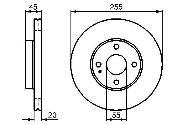 DISQUE DE FREIN BOSCH 0986478996_0