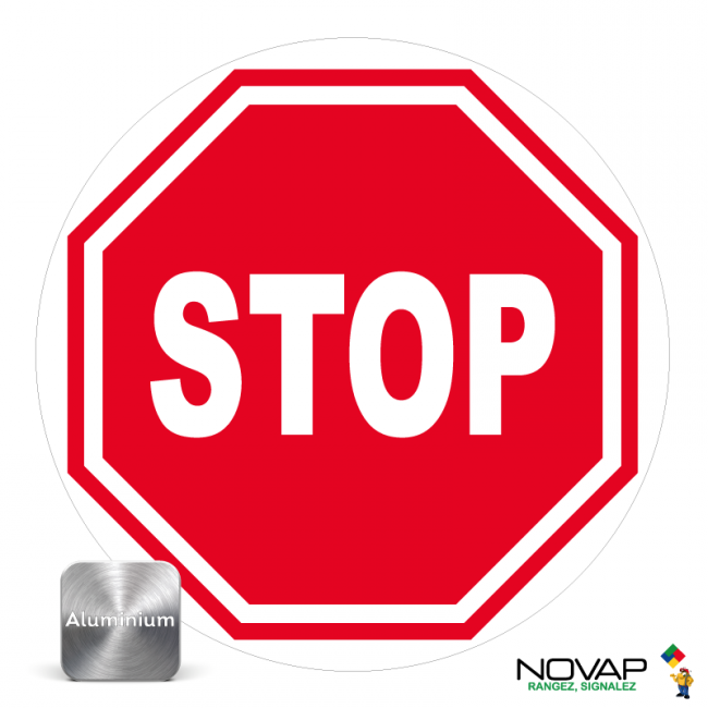 Panneaux ronds alu interdictions obligations - PNRAL-NV03/ST_0