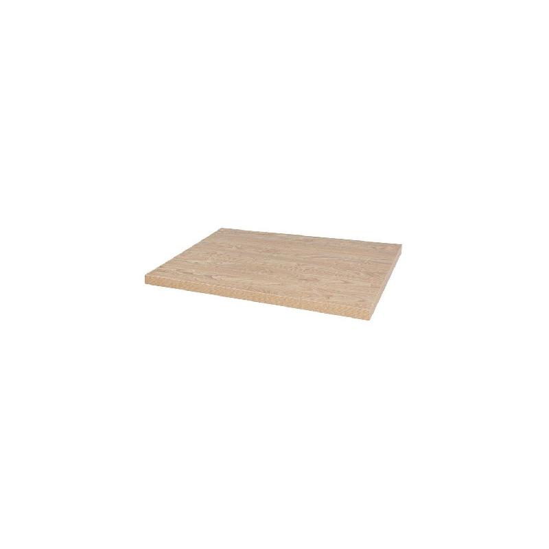 Plateau de table rectangulaire (L)1100 x (P)700 mm, finition bois naturel_0