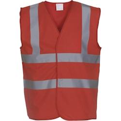 Gilet haute visibilité YOKO rouge T.L Yoko - L rouge polyester 6933883203548_0