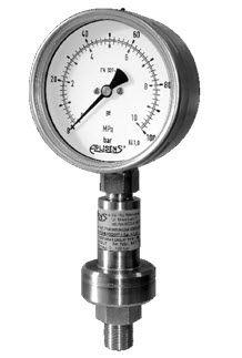 Manomètre analogique MS-100 APLISENS - Boîtier en acier inoxydable - Précision 1% - Diamètre 100mm - Pression max 400 bar_0