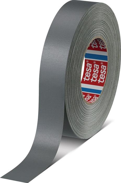 Adhésif toilé tesaband® Premium 4651 gris longueur 50 m largeur 30 mm rouleau TESA_0