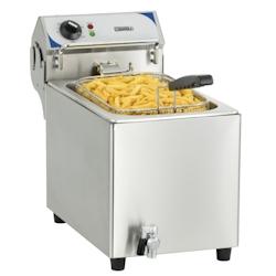 Friteuse électrique avec vanne de vidange 10 litres - GCFEV10B_0